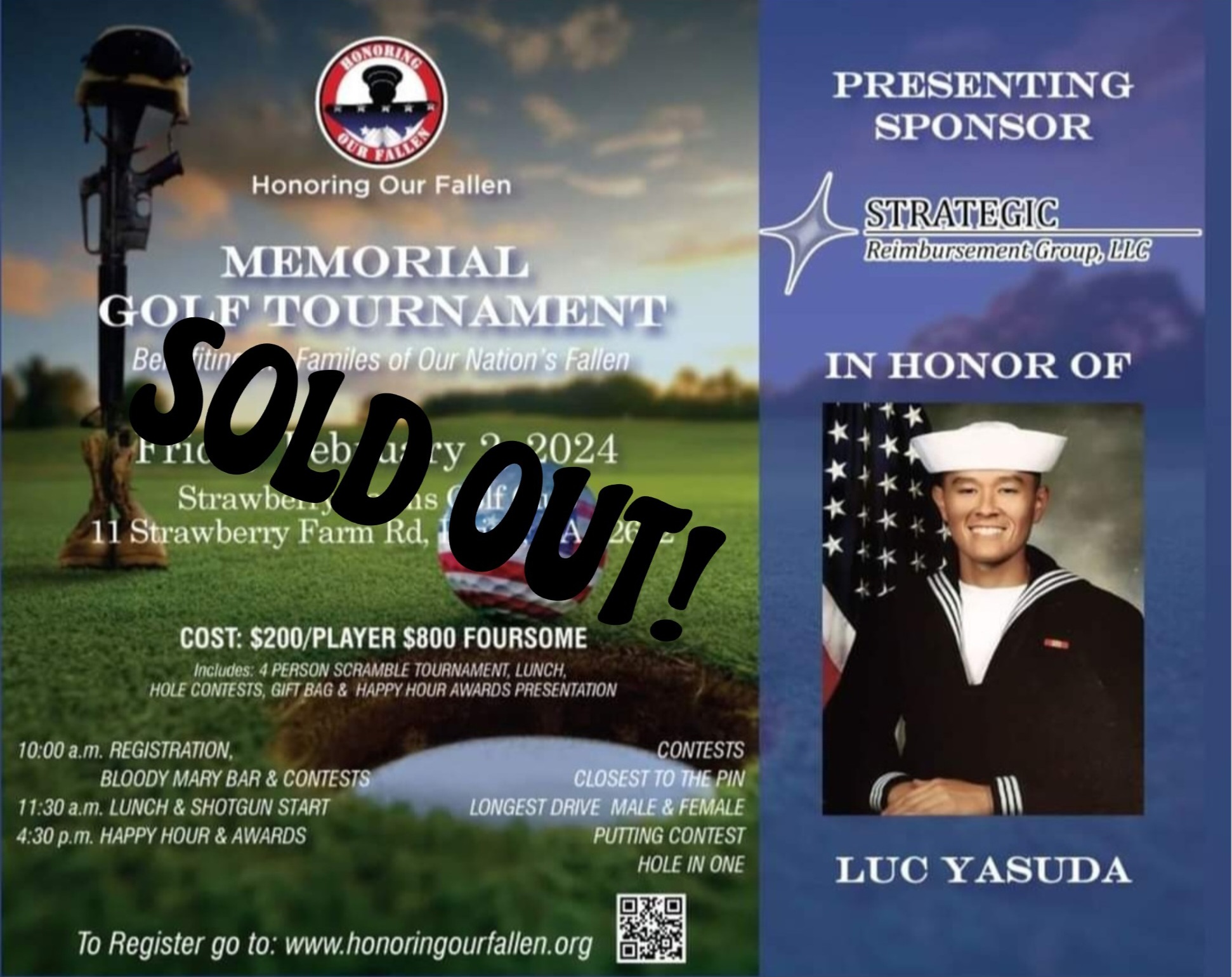 2024 Memorial Golf Tournament Honoring Our Fallen